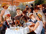 Pierre Auguste Renoir The Boating Party Lunch I painting